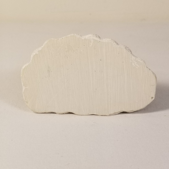 Christmas Village Town Clock Porcelain Accessory by Brick Wall & Pine Trees - Picture 6 of 8